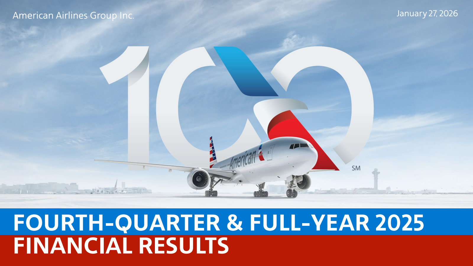 American Airlines Group's Q4 2025 Slide Deck