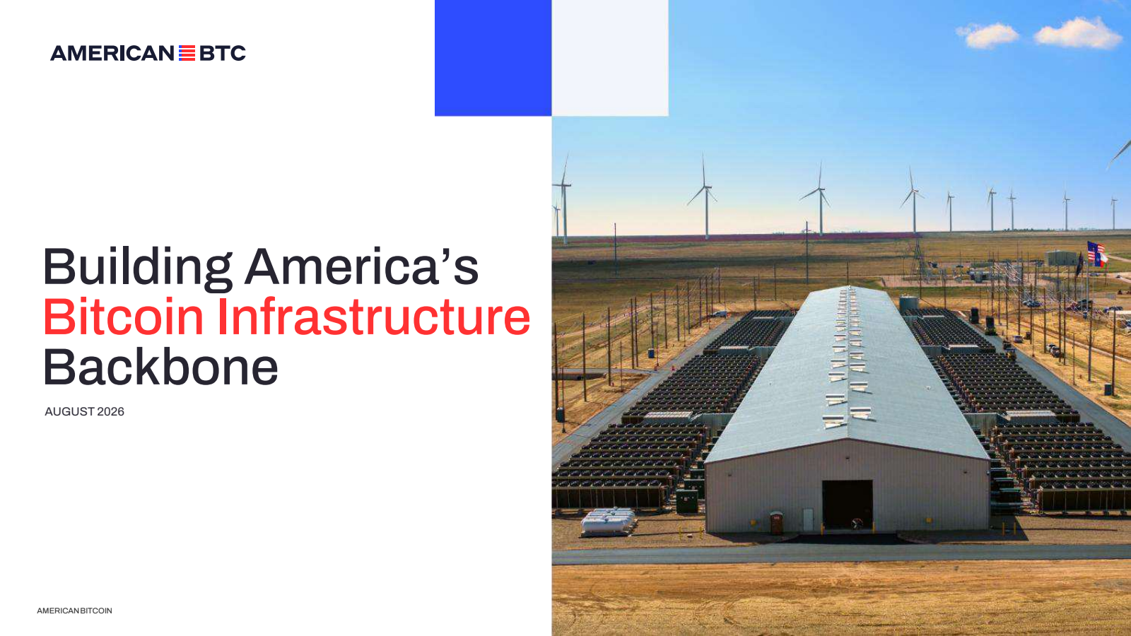 American Bitcoin's Q2 2026 Slide Deck