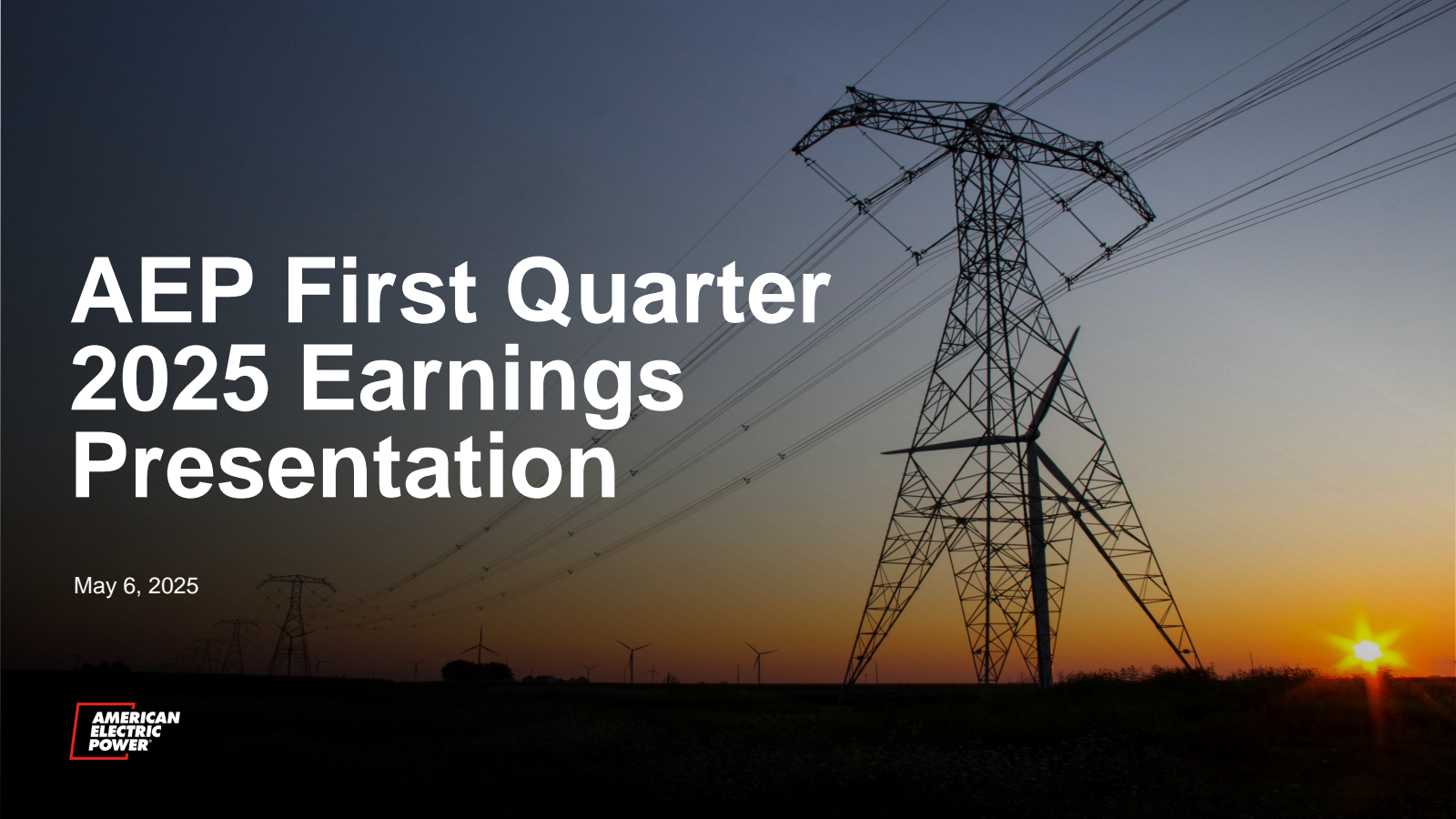 American Electric Power Q1 2025 Earnings Date