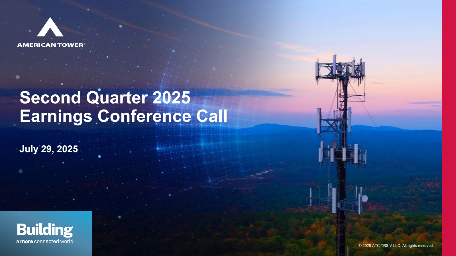 American Tower's Q2 2025 Slide Deck