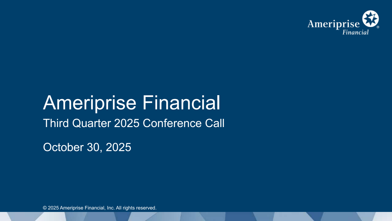 Ameriprise Financial (AMP) Earnings Date and Reports 2026