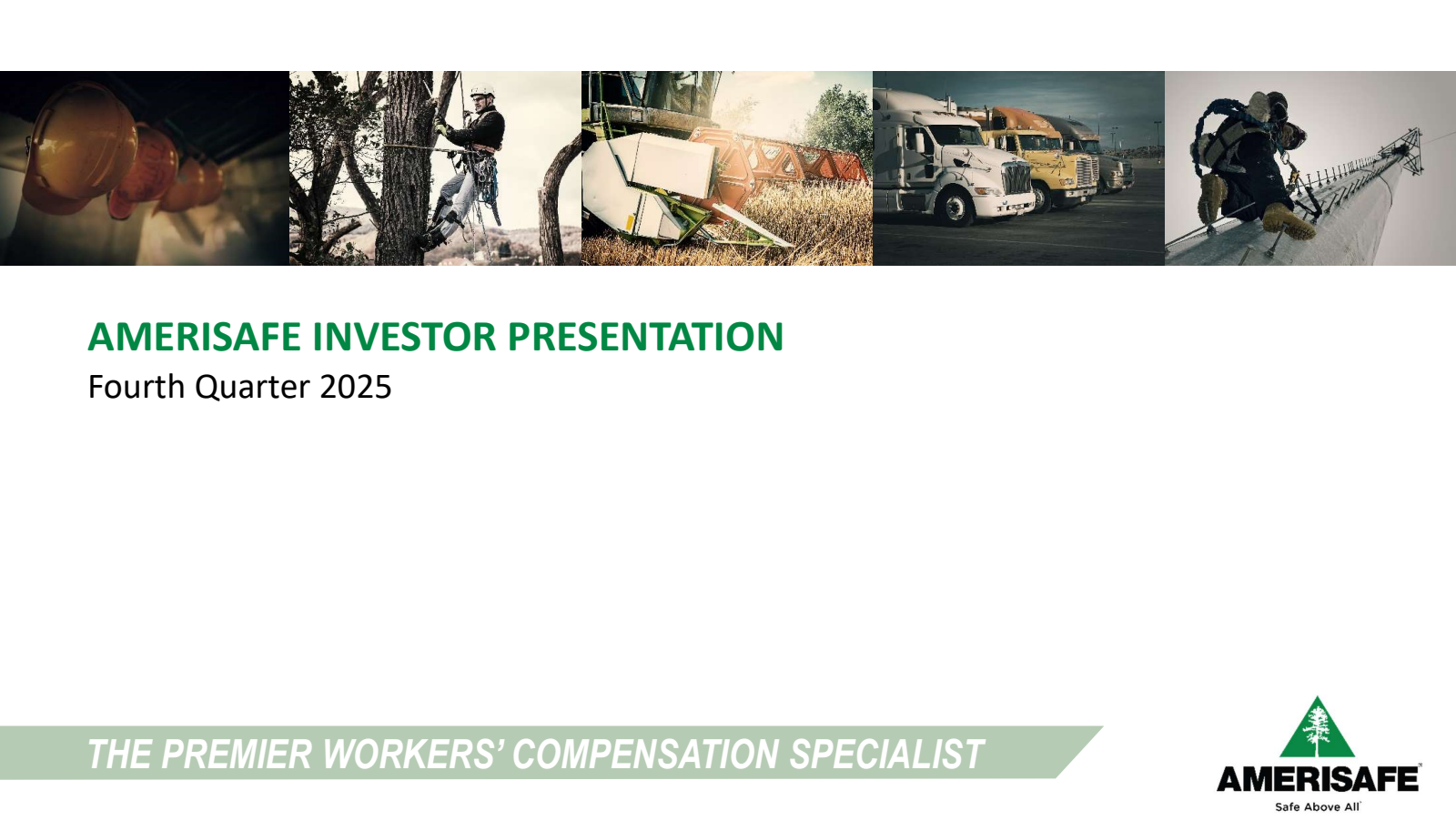 AMERISAFE's Q4 2025 Slide Deck
