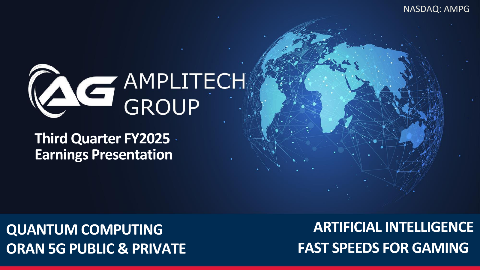 AmpliTech Group's Q3 2025 Slide Deck