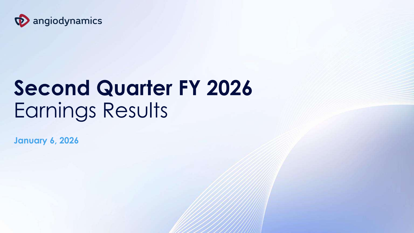 ANGO Q2 2026 Earnings Report on 1/6/2026