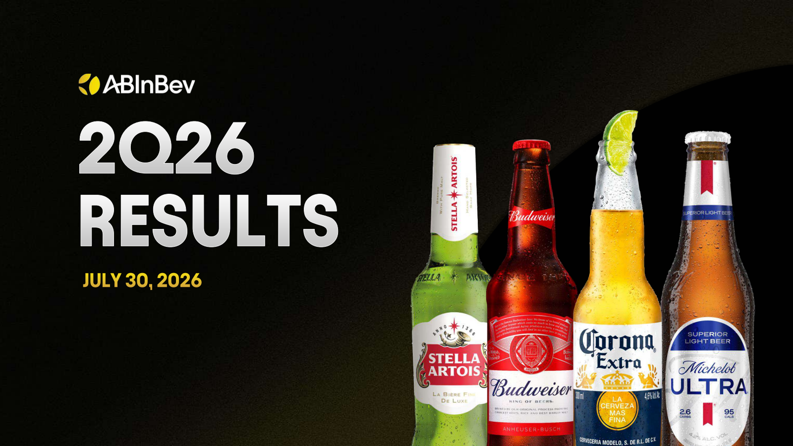 Anheuser-Busch InBev SA/NV's Q2 2026 Slide Deck