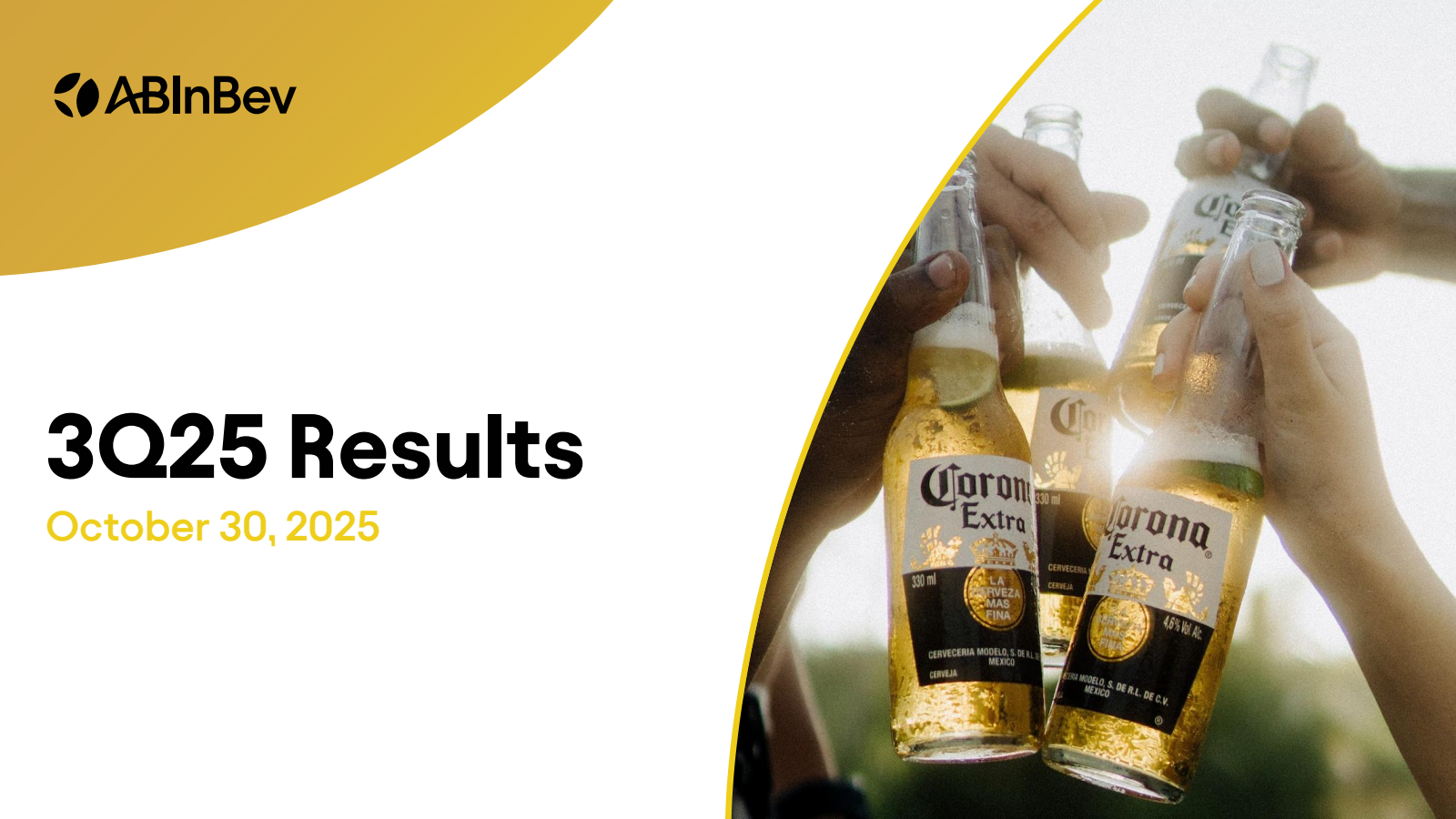 Anheuser-Busch InBev SA/NV's Q3 2025 Slide Deck