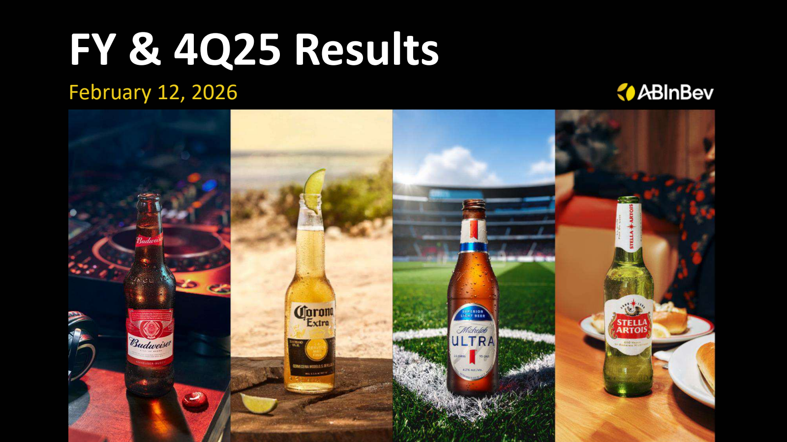 Anheuser-Busch InBev SA/NV's Q4 2025 Slide Deck