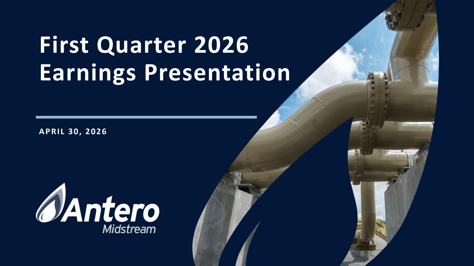 Antero Midstream's Q1 2026 Slide Deck