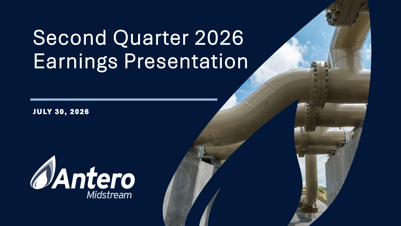 Antero Midstream's Q2 2026 Slide Deck