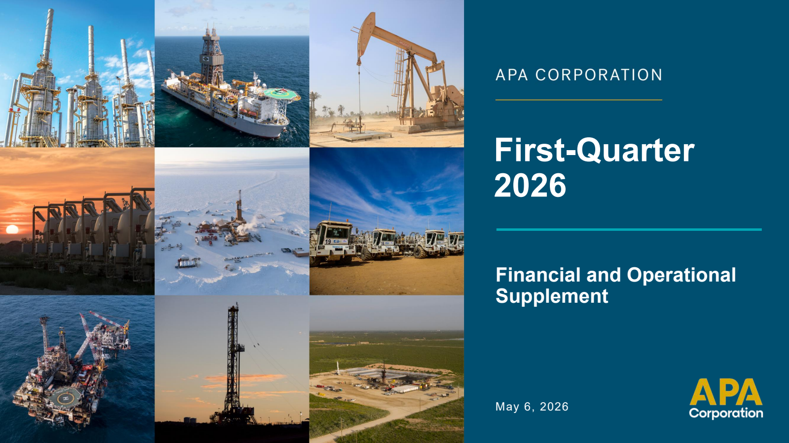 APA's Q1 2026 Slide Deck