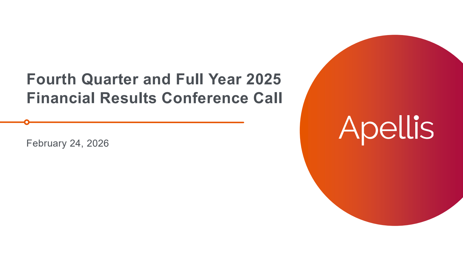 Apellis Pharmaceuticals' Q4 2025 Slide Deck