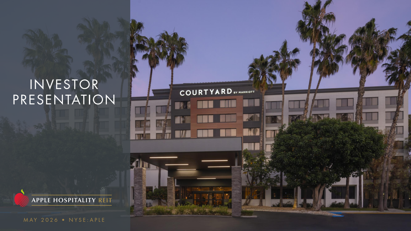 Apple Hospitality REIT's Q1 2026 Slide Deck