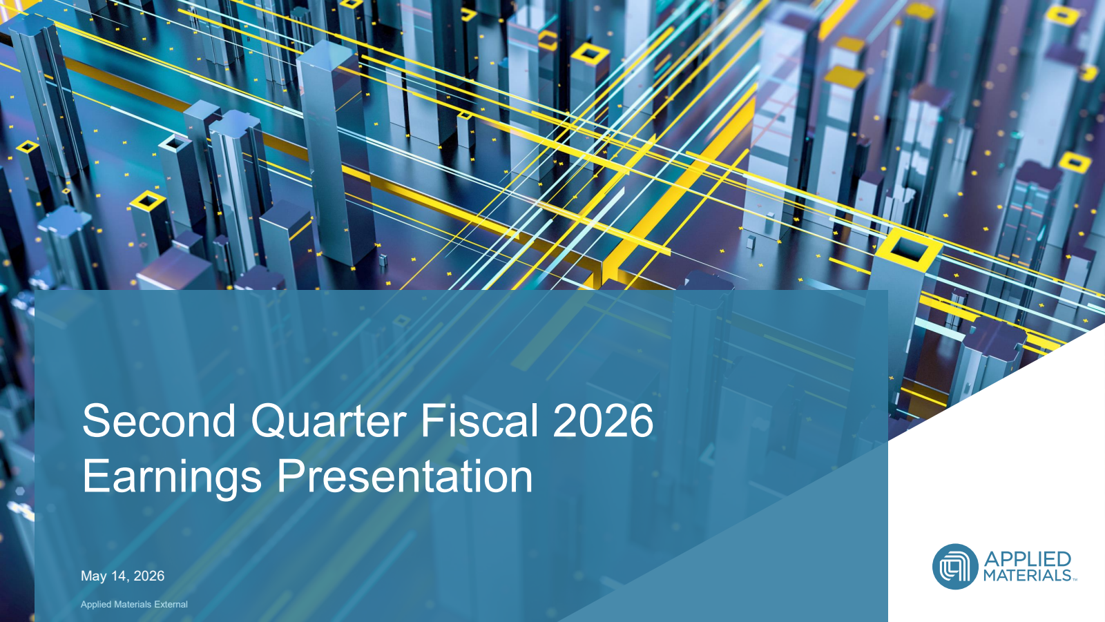 Applied Materials' Q2 2026 Slide Deck