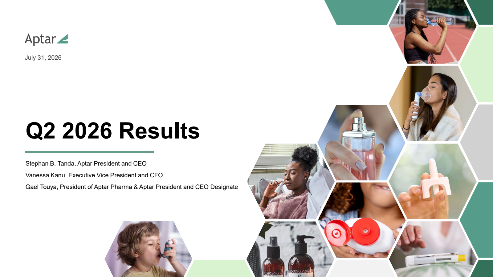 AptarGroup's Q2 2026 Slide Deck