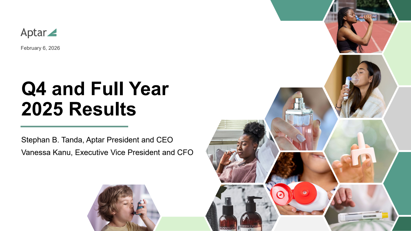 AptarGroup's Q4 2025 Slide Deck