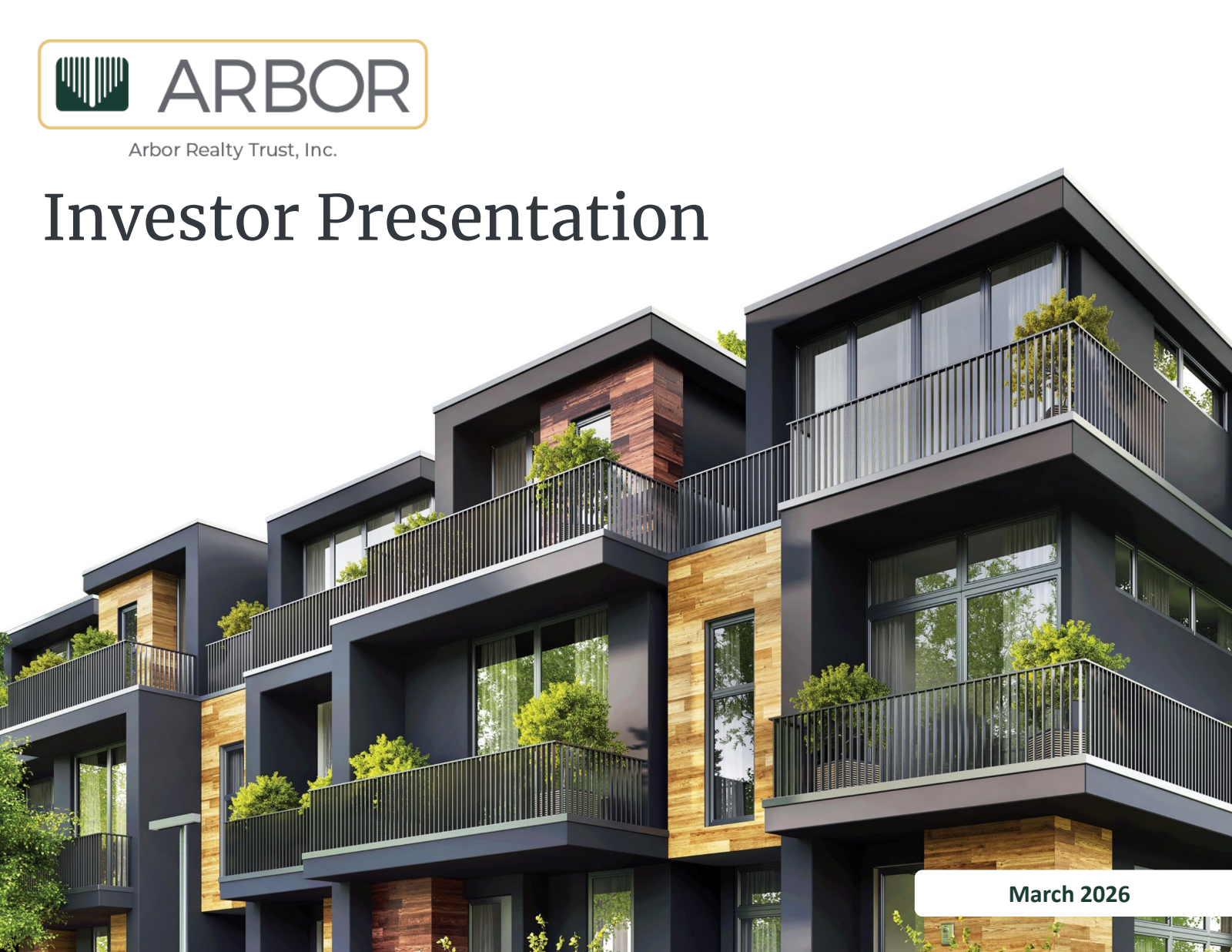 Arbor Realty Trust's Q4 2025 Slide Deck