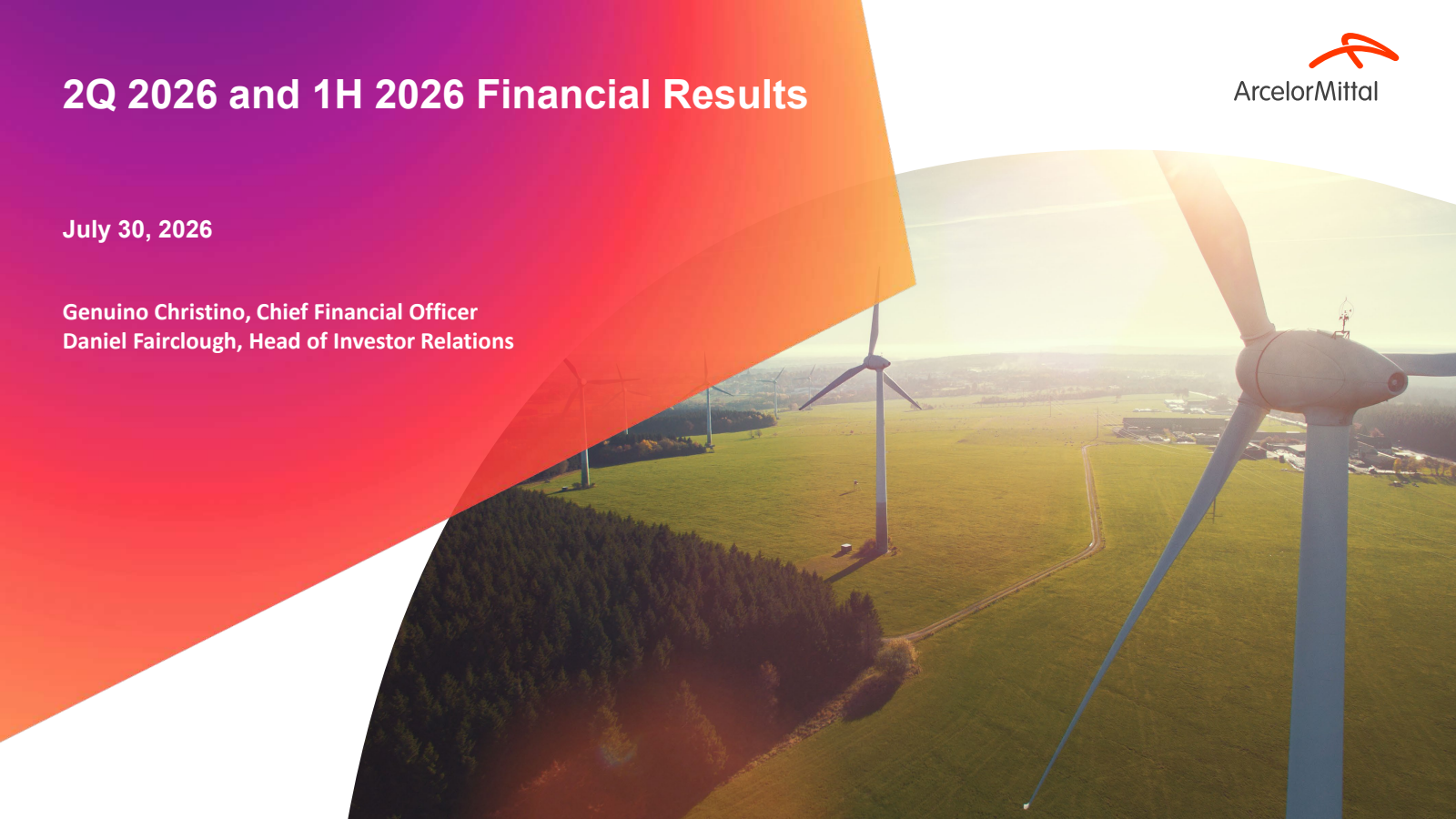 ArcelorMittal's Q2 2026 Slide Deck
