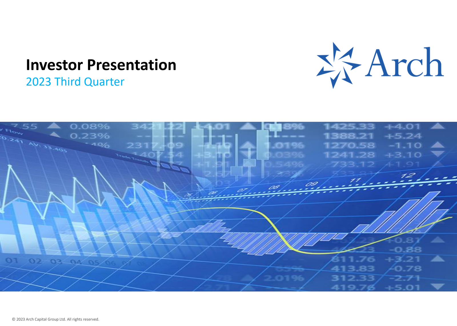Arch Capital Group's Q3 2023 Slide Deck