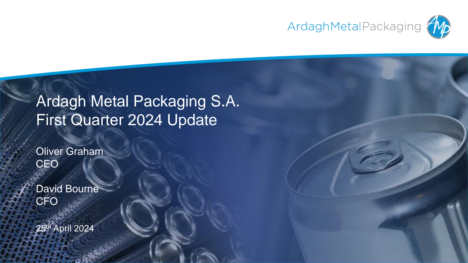 Ardagh Metal Packaging's Q1 2024 Slide Deck