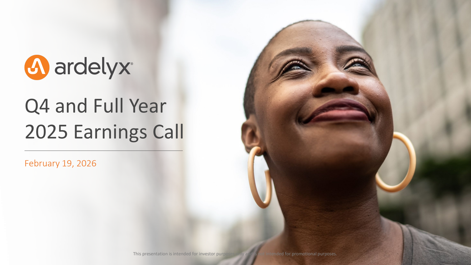 Ardelyx's Q4 2025 Slide Deck