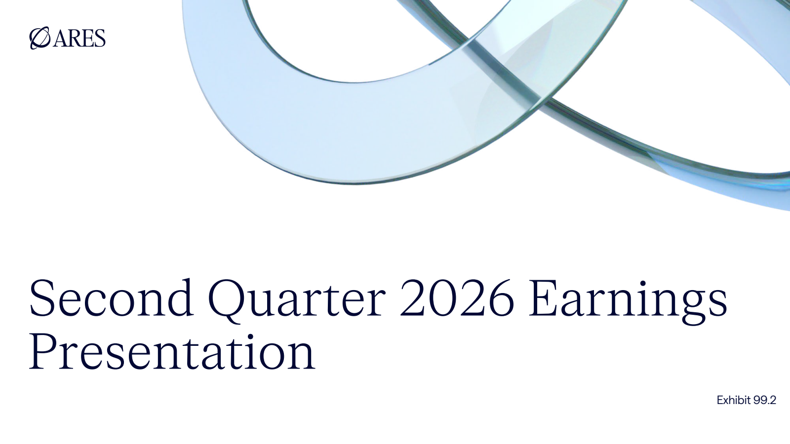 Ares Commercial Real Estate's Q2 2026 Slide Deck