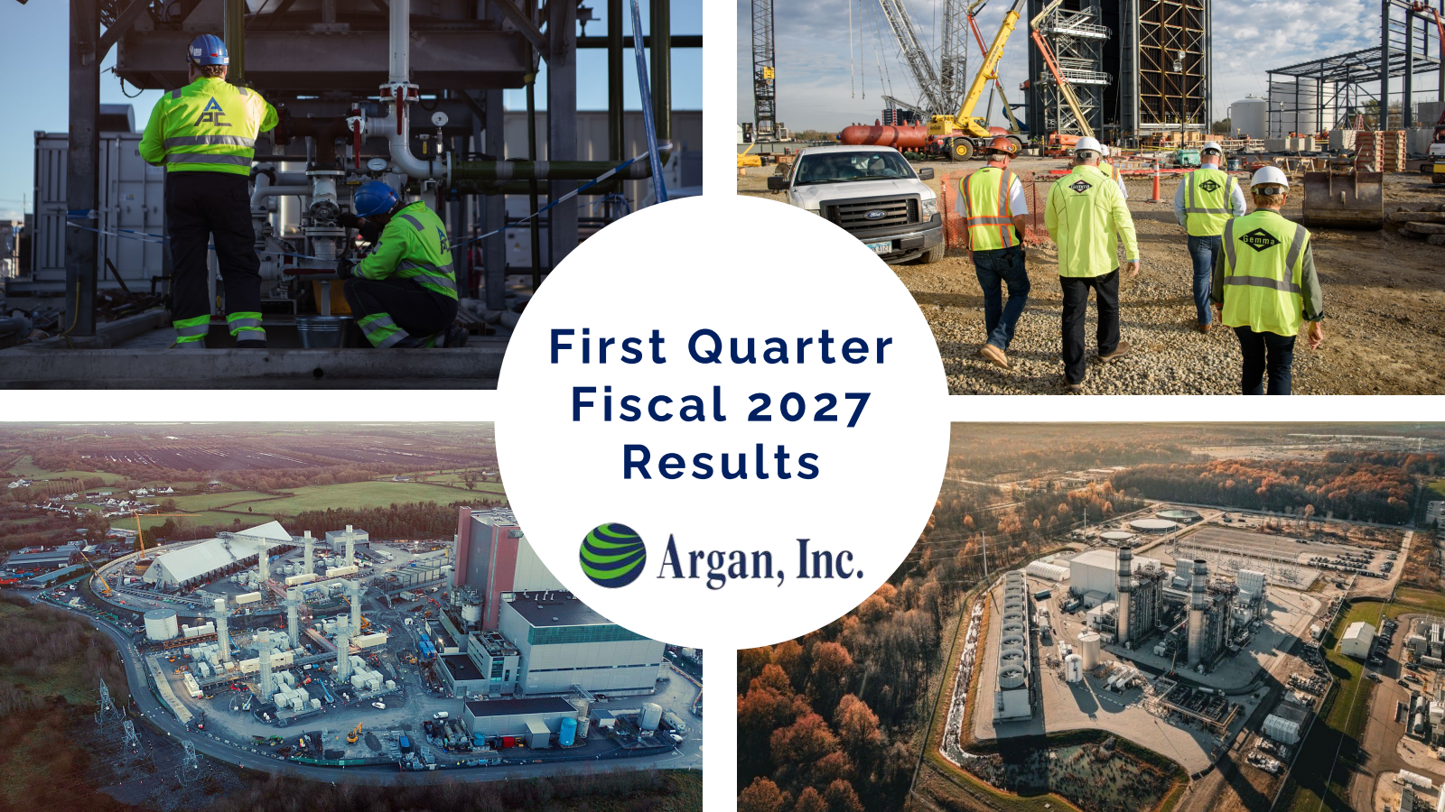 Argan's Q1 2027 Slide Deck