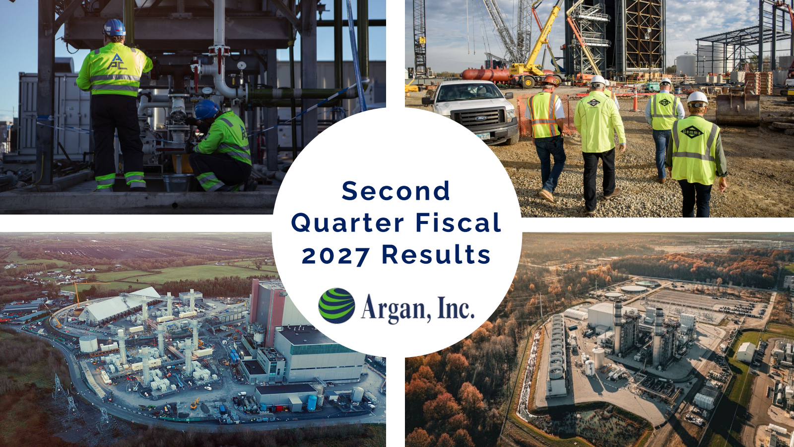 Argan's Q2 2027 Slide Deck