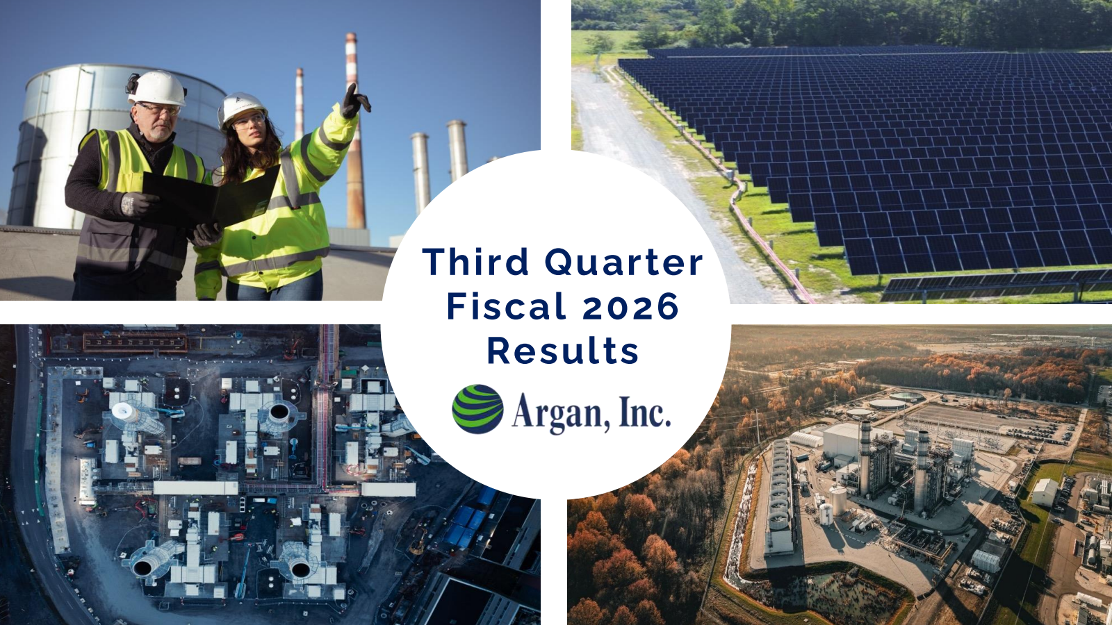 Argan's Q3 2026 Slide Deck
