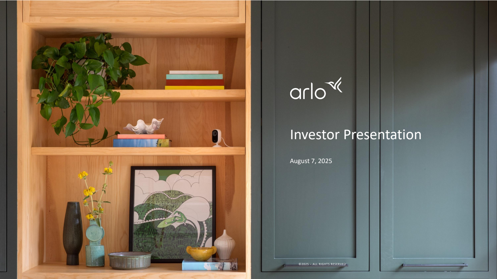Arlo Technologies' Q2 2025 Slide Deck