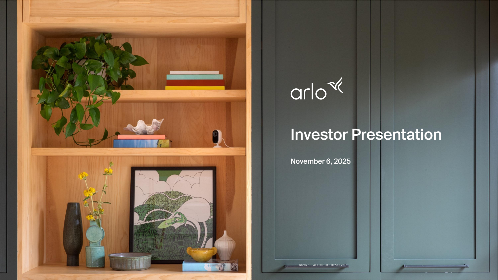 Arlo Technologies' Q3 2025 Slide Deck