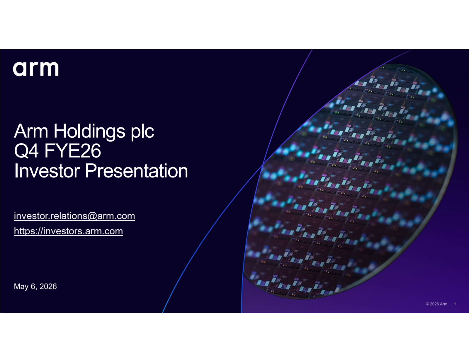 ARM's Q4 2026 Slide Deck