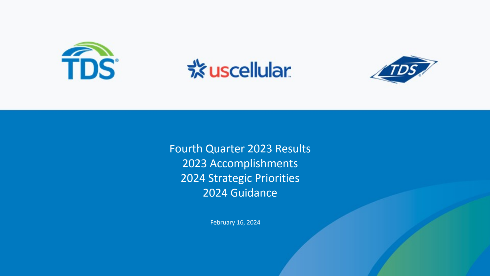 United States Cellular's Q4 2023 Slide Deck