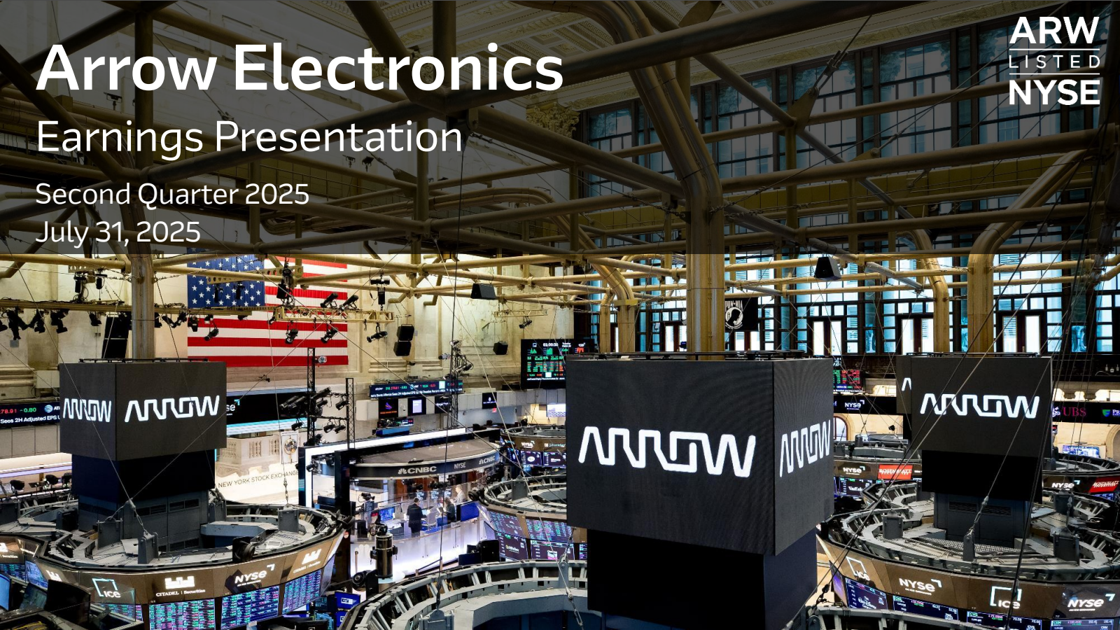 Arrow Electronics' Q2 2025 Slide Deck