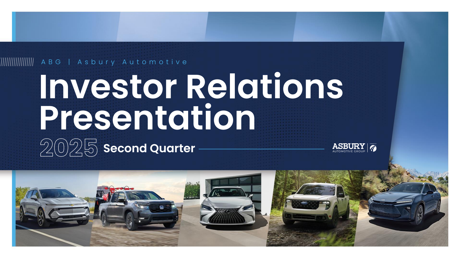 Asbury Automotive Group's Q2 2025 Slide Deck