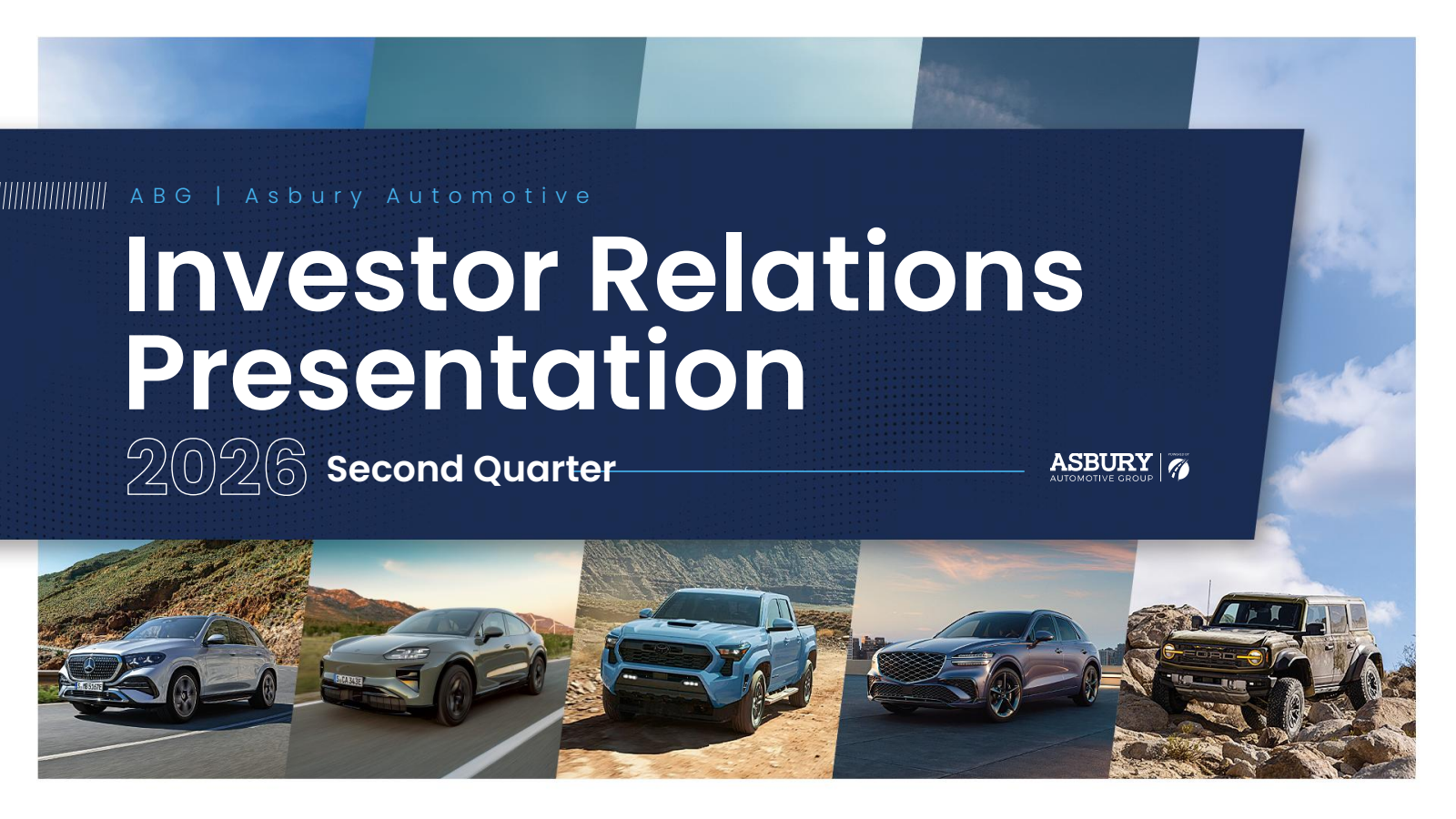 Asbury Automotive Group's Q2 2026 Slide Deck