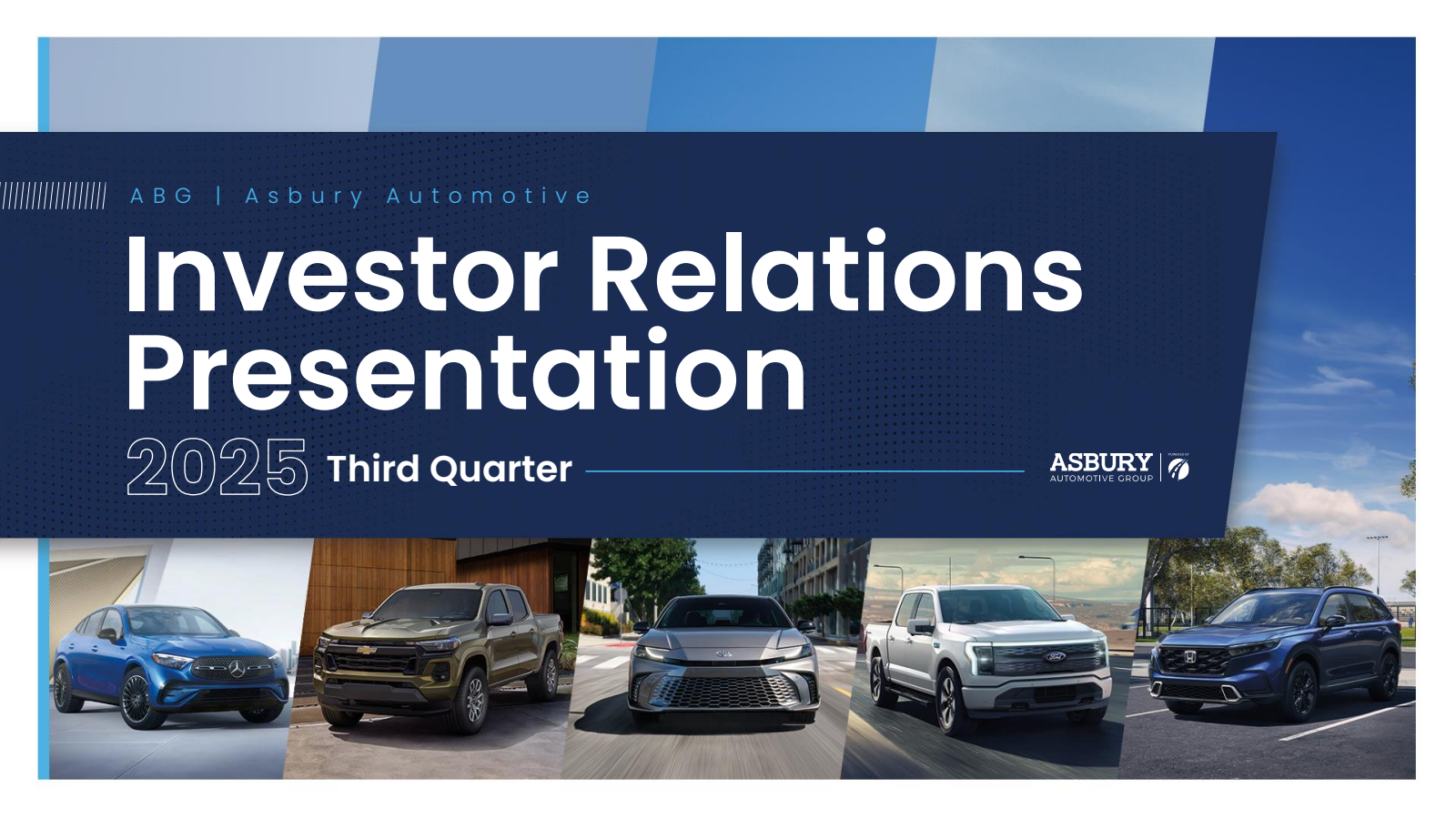 Asbury Automotive Group's Q3 2025 Slide Deck