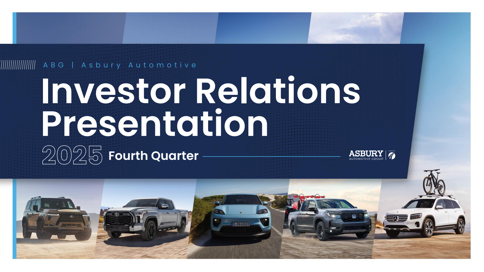 Asbury Automotive Group's Q4 2025 Slide Deck