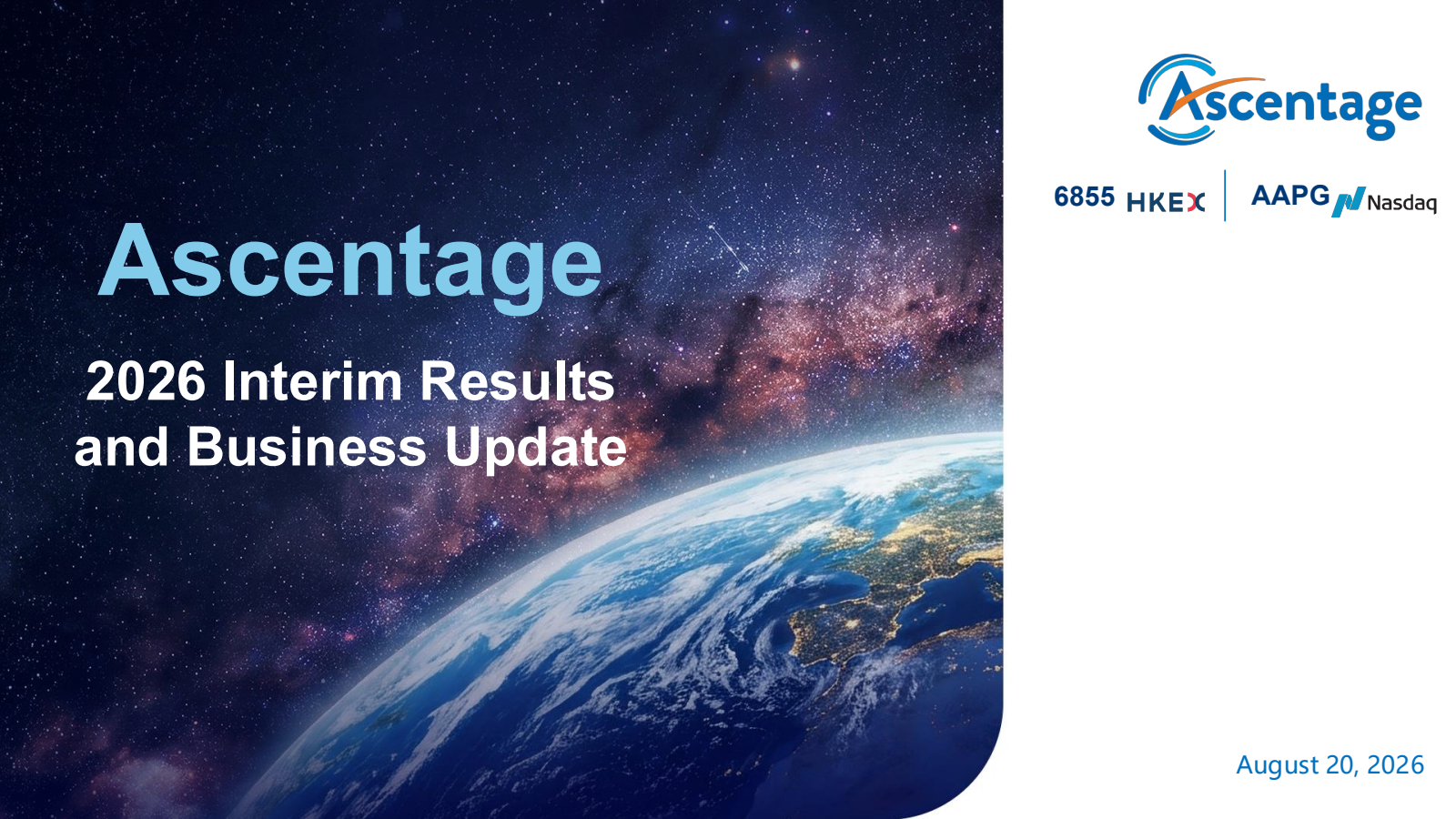 Ascentage Pharma Group International's H1 2026 Slide Deck