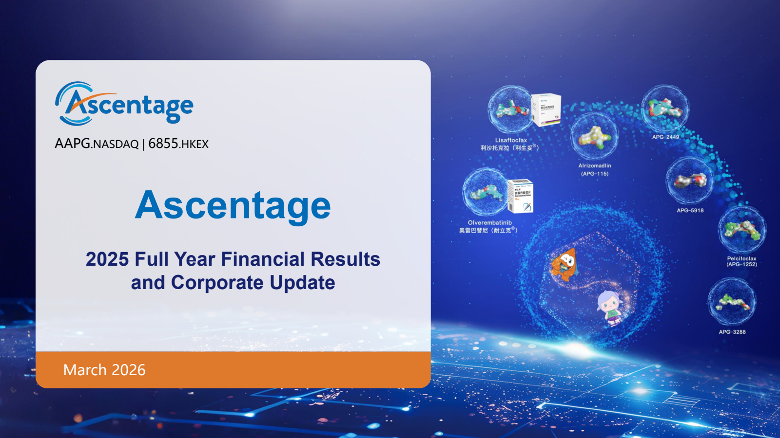 Ascentage Pharma Group International's H2 2025 Slide Deck