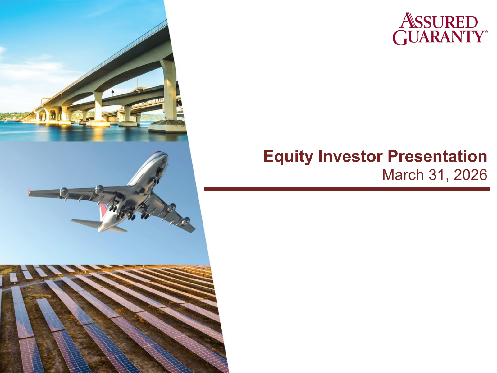 Assured Guaranty's Q1 2026 Slide Deck