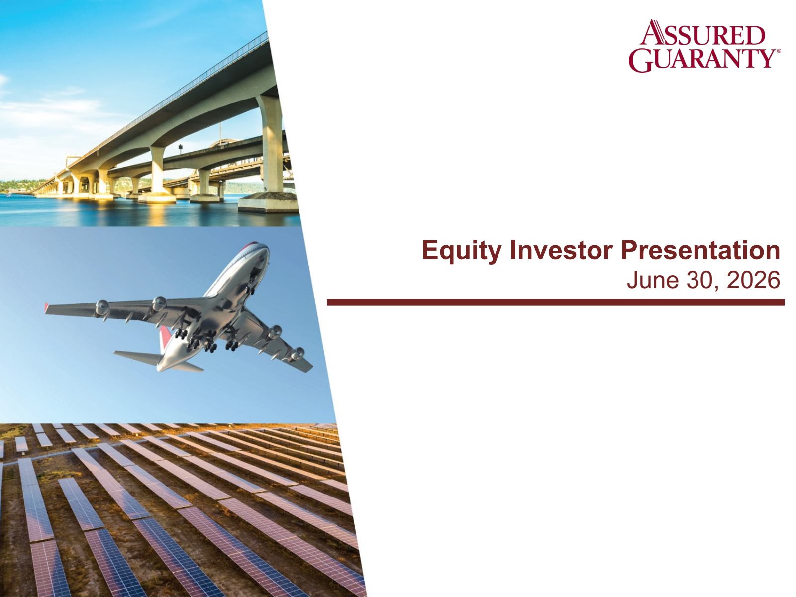 Assured Guaranty's Q2 2026 Slide Deck