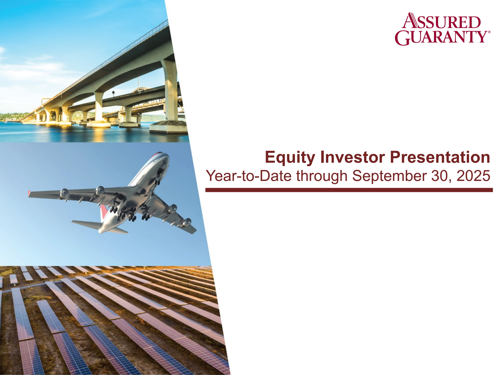 Assured Guaranty's Q3 2025 Slide Deck