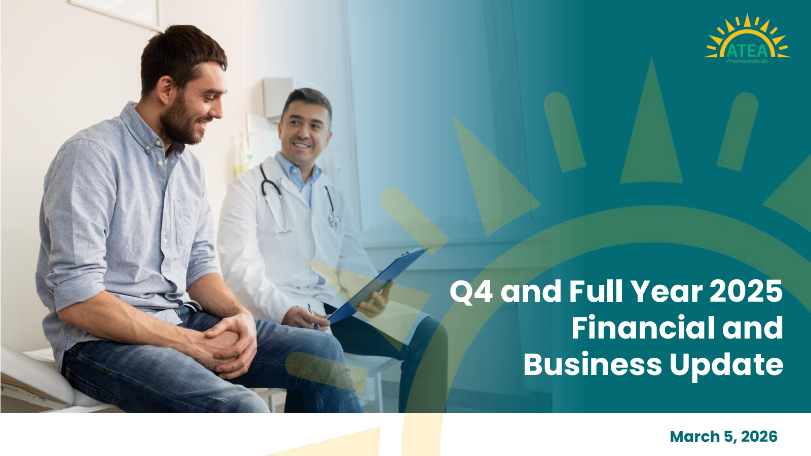Atea Pharmaceuticals' Q4 2025 Slide Deck