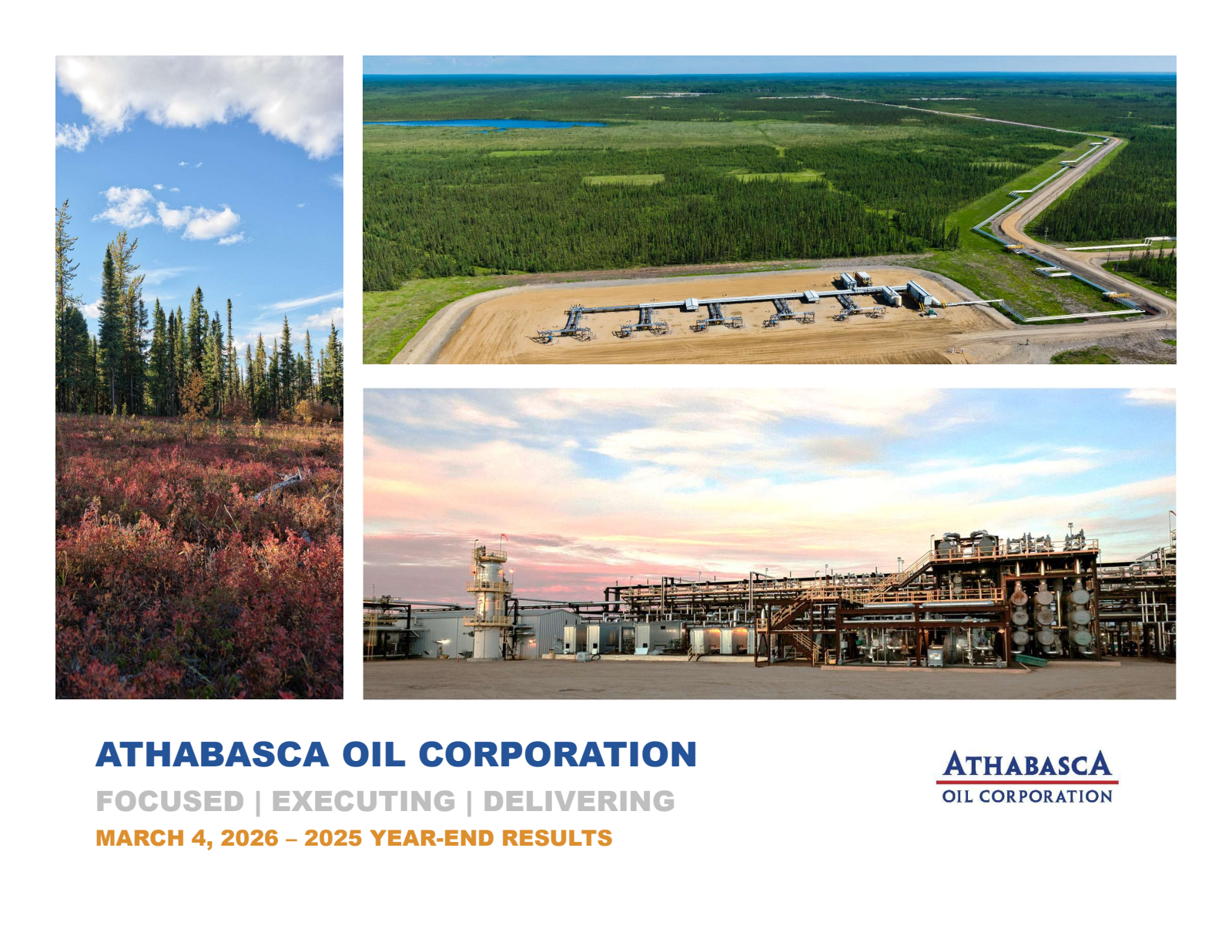 Athabasca Oil's Q4 2025 Slide Deck