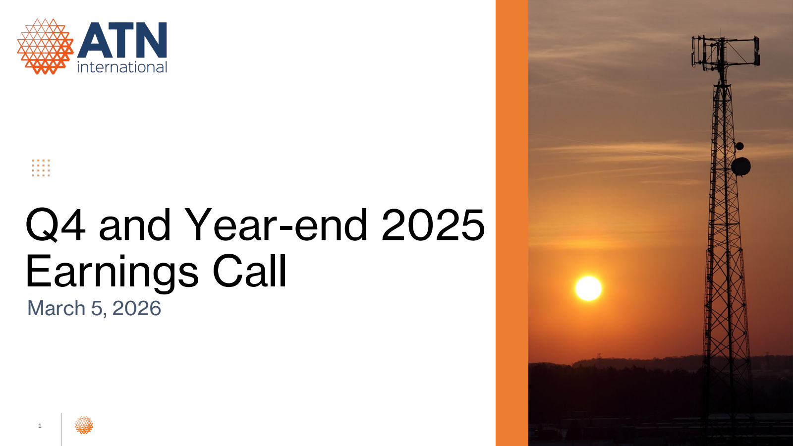 ATN International's Q4 2025 Slide Deck