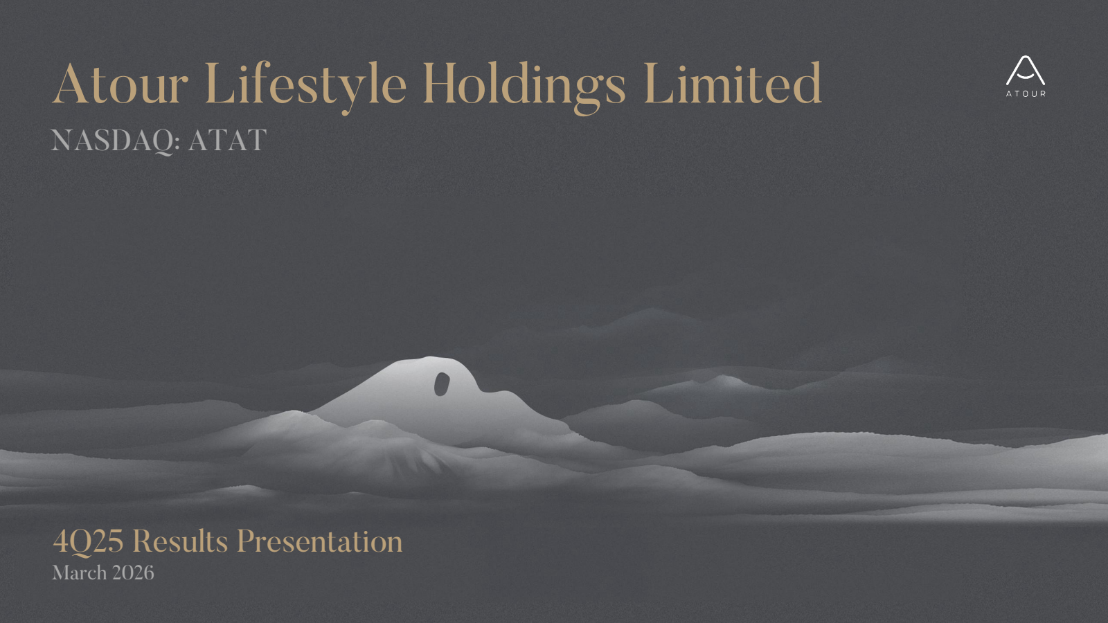 Atour Lifestyle's Q4 2025 Slide Deck
