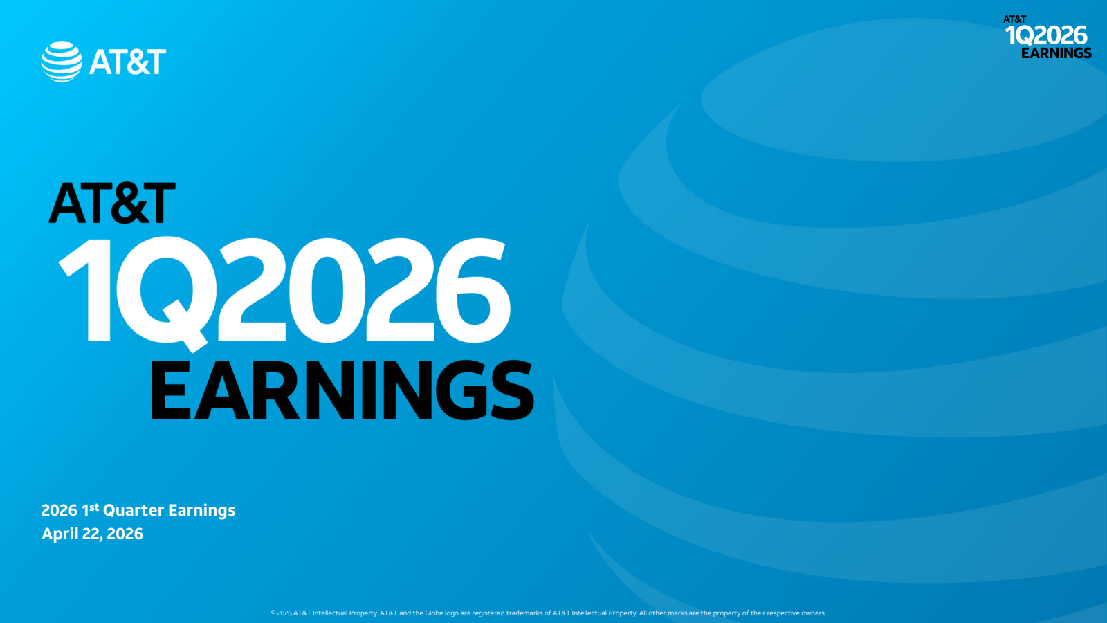 AT&T's Q1 2026 Slide Deck