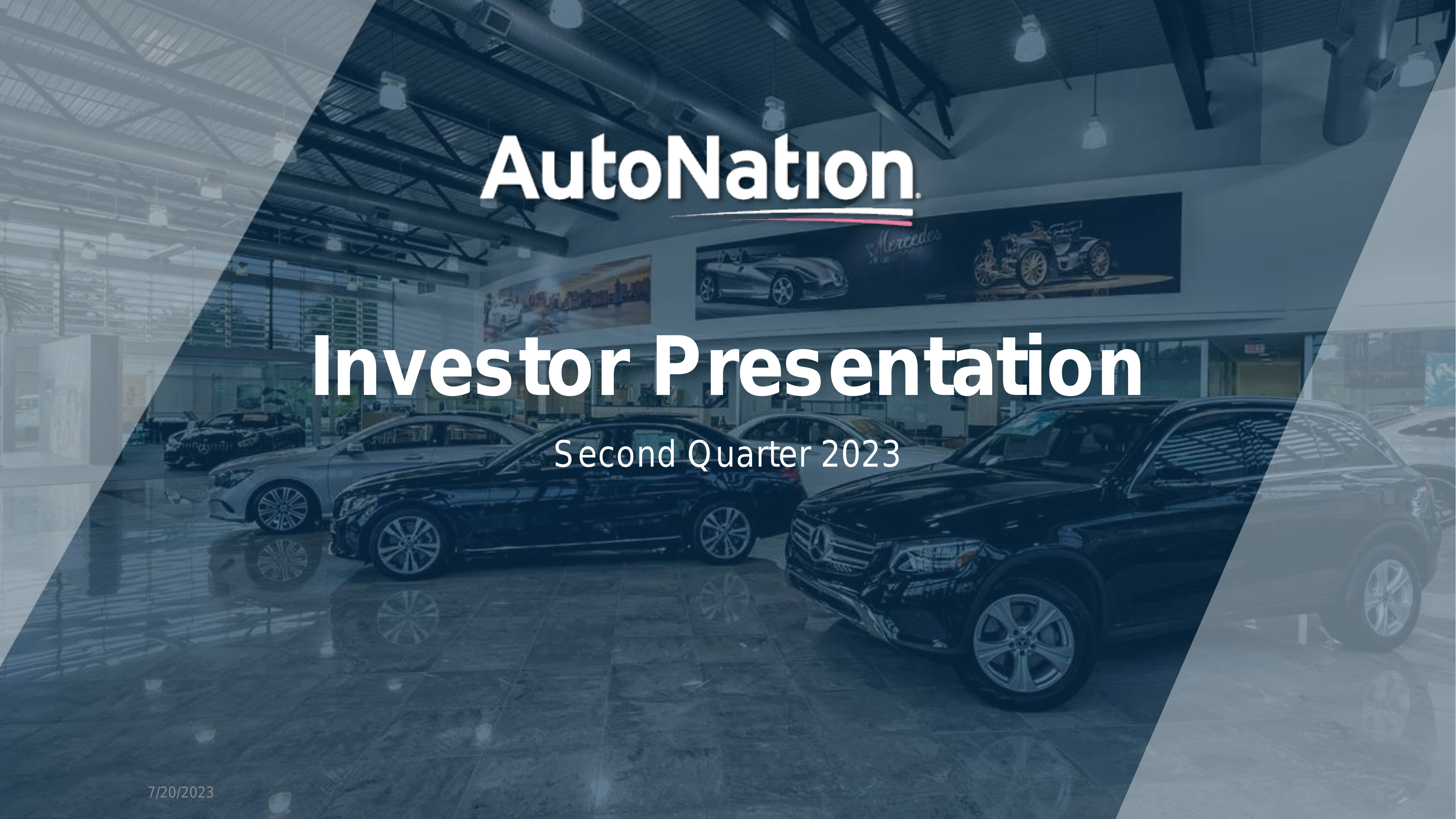 AutoNation's Q2 2023 Slide Deck