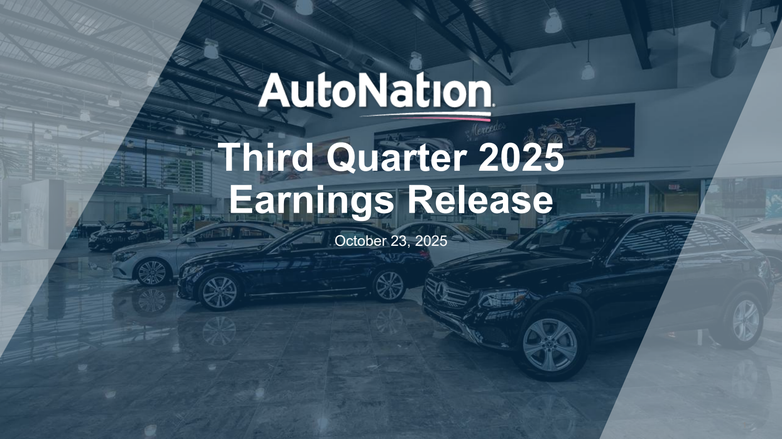AutoNation's Q3 2025 Slide Deck