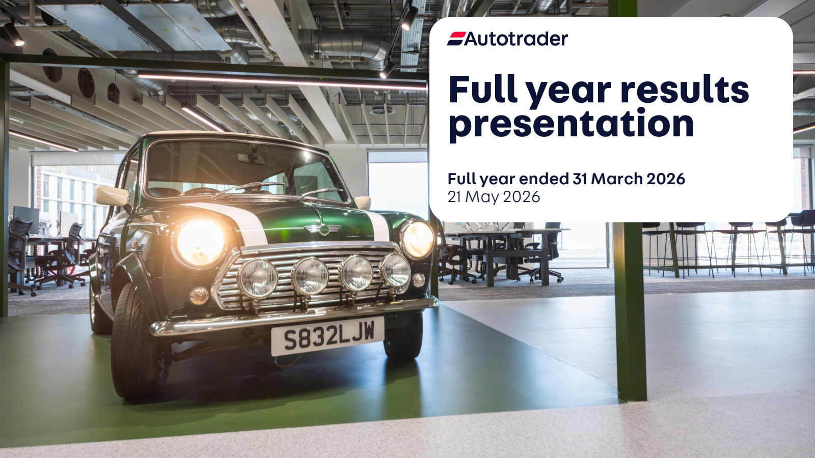 Auto Trader Group's H2 2026 Slide Deck